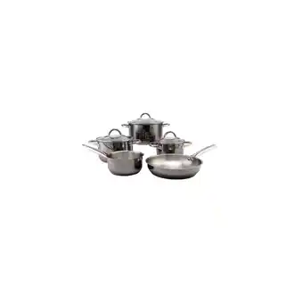 Netto Marken-Discount Kochtopf-Set 8tlg aus Edelstahl, schwarz Angebot