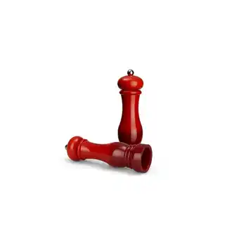 Netto Marken-Discount Echtwerk Salz -/Pfeffermühlen Set 2tlg rot Angebot