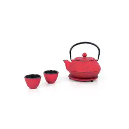 Netto Marken-Discount Teeservice aus Gusseisen rot 0,8L Angebot