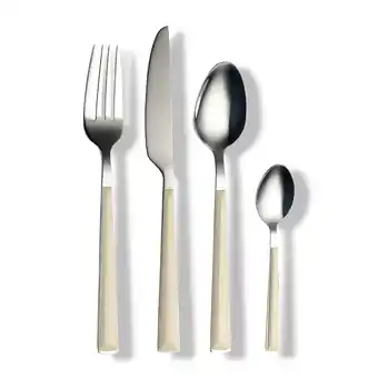Netto Marken-Discount ECHTWERK Besteck Set Basic 16tlg creme Angebot