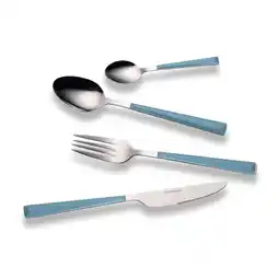 Netto Marken-Discount ECHTWERK Besteck Set Basic 24tlg blau Angebot