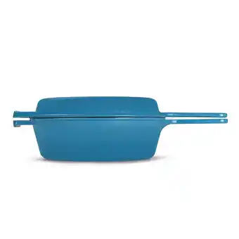 Netto Marken-Discount Topf & Pfanne aus Gusseisen, hellblau, 26.5 x 42 Angebot