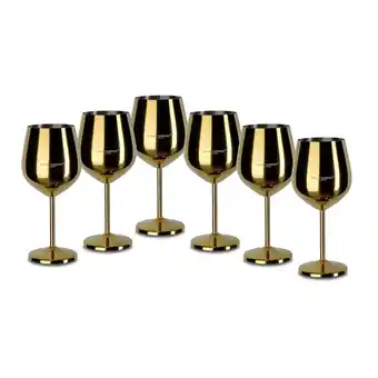 Netto Marken-Discount Echtwerk Weingläser Set 6tlg aus Edelstahl Angebot