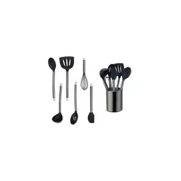 Netto Marken-Discount ECHTWERK Küchenhelfer Set 7-teilig schwarz Angebot