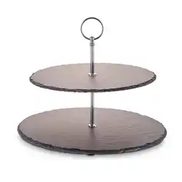 Netto Marken-Discount Schiefer Etagere 2-Stöckig Angebot