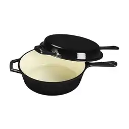 Netto Marken-Discount Topf & Pfanne aus Gusseisen, schwarz, 26.5 x 42 Angebot