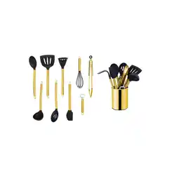 Netto Marken-Discount ECHTWERK Küchenhelfer Set 10-teilig gold Angebot