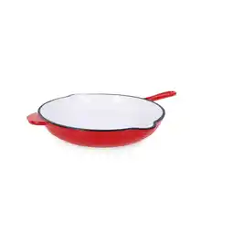 Netto Marken-Discount Gusseisen Bratpfanne rot Angebot