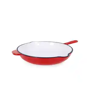Netto Marken-Discount Gusseisen Bratpfanne rot Angebot