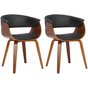 Netto Marken-Discount CLP 2er Set Stühle Bruce I Esszimmerstühle Mit Bequemer Kunstleder-Polsterung Angebot