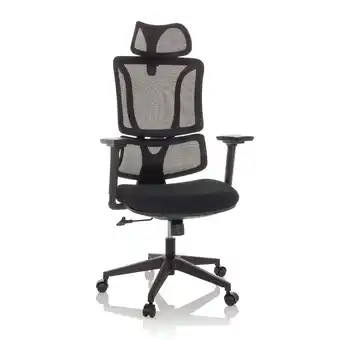 Netto Marken-Discount MyBuero Home Office Bürostuhl ERGOMY Stoff mit Armlehnen (höhenverstellbar) Angebot