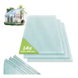 Netto Marken-Discount GARMIO 14x Hohlkammerstegplatten ACRI 4mm 10,25 m² Doppelstegplatte 121x60,5 cm Angebot