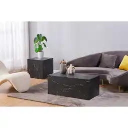 Netto Marken-Discount HOME DELUXE Couchtisch Amiri Marmor, schwarz L - versch. Ausführungen Angebot