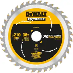 Netto Marken-Discount DeWalt Sägeblatt Kreissägeblatt XR EXTREME RUNTIME DT99566, Ø 210mm, 36Z Angebot