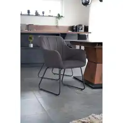Netto Marken-Discount HOME DELUXE Armlehnenstuhl 2er Set PAKU - versch. Sets - Webstoff Anthrazit Angebot