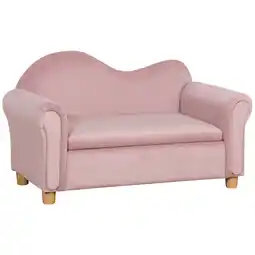 Netto Marken-Discount HOMCOM Kindersofa Polyester, Eukalyptusholz, Schaumstoff, Kunststoff Angebot