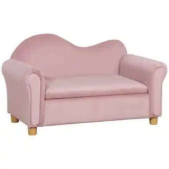 Netto Marken-Discount HOMCOM Kindersofa Polyester, Eukalyptusholz, Schaumstoff, Kunststoff Angebot