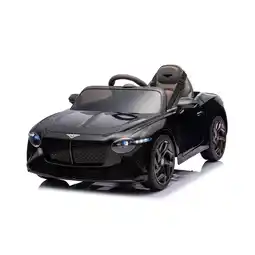 Netto Marken-Discount Kikkaboo Kinder Elektroauto Bentley Bacalar EVA-Reifen Gurt, MP3, USB, 2 Motoren schwarz Angebot