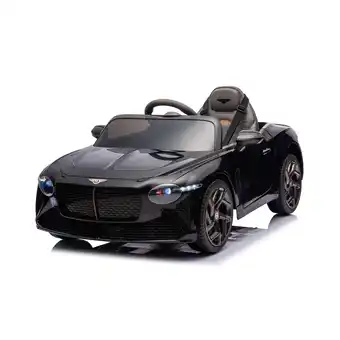 Netto Marken-Discount Kikkaboo Kinder Elektroauto Bentley Bacalar EVA-Reifen Gurt, MP3, USB, 2 Motoren schwarz Angebot