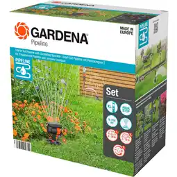 Netto Marken-Discount GARDENA Wasserhahn Start-Set Pipeline mit Viereckregner Angebot