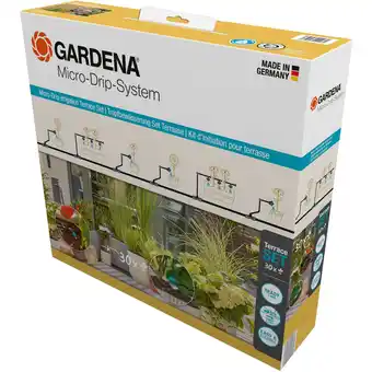 Netto Marken-Discount GARDENA Tropfer Micro-Drip-System Tropfbewässerung Set Terrasse, 30 Pflanzen Angebot