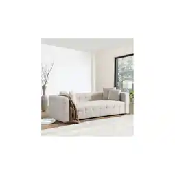 Netto Marken-Discount HOME DELUXE Teddy Sofa COMO - Beige Angebot