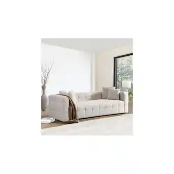Netto Marken-Discount HOME DELUXE Teddy Sofa COMO - Beige Angebot