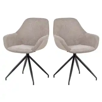 Netto Marken-Discount 2er Set Drehstuhl Hudson Esszimmerstuhl Küchenstuhl Lounge Sessel Polsterstuhl Angebot