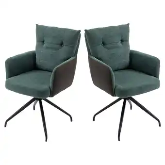 Netto Marken-Discount 2er Set Drehstuhl Mark Esszimmerstuhl Küchenstuhl Lounge Sessel Polsterstuhl Angebot
