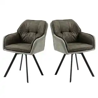 Netto Marken-Discount 2er Set Drehstuhl Lukas Esszimmerstuhl Küchenstuhl Lounge Sessel Polsterstuhl Angebot