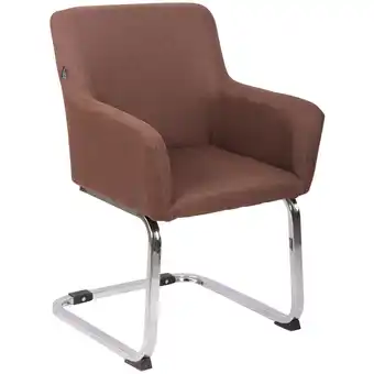 Netto Marken-Discount CLP Stuhl Puka I Gepolsterter Freischwinger I Edelstahl-Gestell Angebot