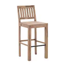Netto Marken-Discount Wolf Möbel Barhocker Sheesham Handmade Holz Massivholz Hocker Tresen Stuhl Angebot