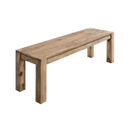 Netto Marken-Discount Wolf Möbel Bank Sheesham Handmade Holz Massivholz Sitzbank Esszimmer Holzbank Angebot