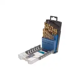Netto Marken-Discount kwb HSS Metallbohrer-Set - Titan Spiralbohrer-Satz in Industrie-Qualität, Werkzeug-Box 19-teilig Angebot