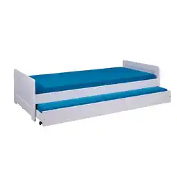 Netto Marken-Discount Inter Link Kinderbett Gästebett Surf 90x200 cm inkl. Lattenrost - Kiefer Massivholz weiss lackiert Angebot