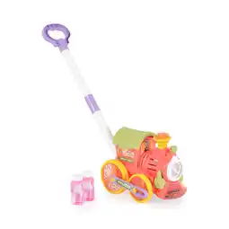 Netto Marken-Discount Moni Schiebespielzeug Eisenbahn Seifenblasen, 2 Seifenblasenlösung Musik Licht rot Angebot