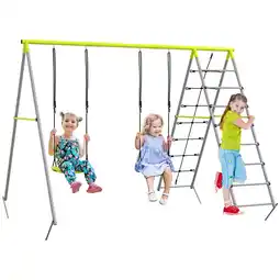 Netto Marken-Discount Outsunny Kinderschaukel-Set Metall, PE Angebot