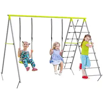 Netto Marken-Discount Outsunny Kinderschaukel-Set Metall, PE Angebot