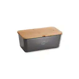 Netto Marken-Discount KESPER Brotbox aus Melamin mit Bambusdeckel, grau Angebot