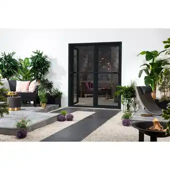 Netto Marken-Discount Alu - Doppelschiebetür COMFORT, 240x240 cm, anthrazit Angebot