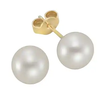 Netto Marken-Discount Fascination by Ellen K. Ohrstecker Gold 375 mit weißer Perle 8-8,5mm Angebot