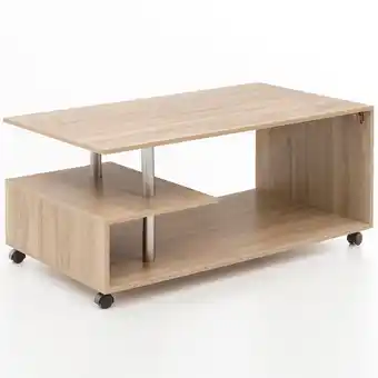 Netto Marken-Discount KADIMA DESIGN Couchtisch Eleganza, Stilvoll, geräumige Ablageflächen, Melaminharzbeschichtung Angebot