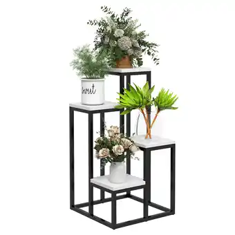 Netto Marken-Discount Outsunny Pflanzenständer Tannenholz, Stahl Angebot