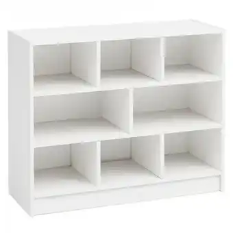 Netto Marken-Discount KADIMA DESIGN Holzbücherregal mit Melaminharz-Beschichtung und Stauraum, Modernes Design Angebot