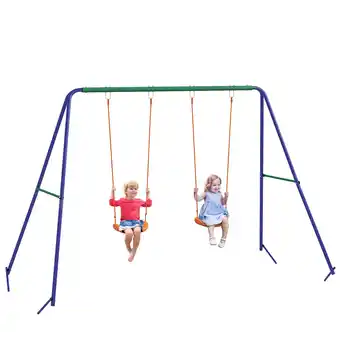 Netto Marken-Discount Outsunny Kinderschaukel Metall, Kunststoff Angebot