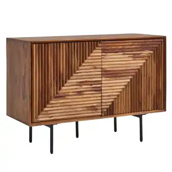 Netto Marken-Discount KADIMA DESIGN Harmony 3D-Sideboard mit Metalldetails und viel Stauraum, Elegantes Wood-Design Angebot