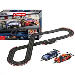 Netto Marken-Discount Carrera Rennbahn DIGITAL 132 DTM Fast and Fabulous Angebot