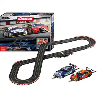 Netto Marken-Discount Carrera Rennbahn DIGITAL 132 DTM Fast and Fabulous Angebot