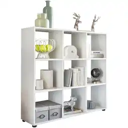Netto Marken-Discount KADIMA DESIGN Modernes Bücherregal, 8 Fächer, kratzfeste Oberfläche, Raumteiler-Funktion Angebot