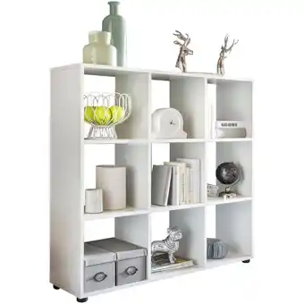 Netto Marken-Discount KADIMA DESIGN Modernes Bücherregal, 8 Fächer, kratzfeste Oberfläche, Raumteiler-Funktion Angebot